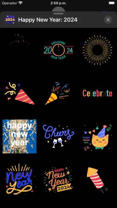 Ảnh chụp màn hình của Happy New Year: 2024