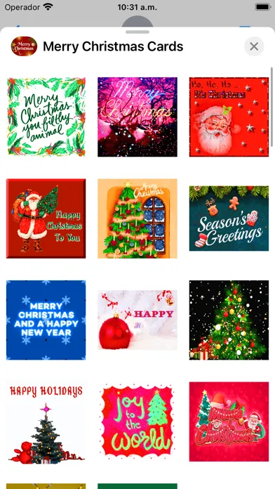 Captures d'écran de Merry Christmas Animated Cards