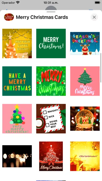 Captures d'écran de Merry Christmas Animated Cards