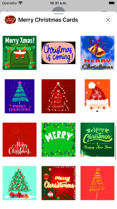 Captures d'écran de Merry Christmas Animated Cards