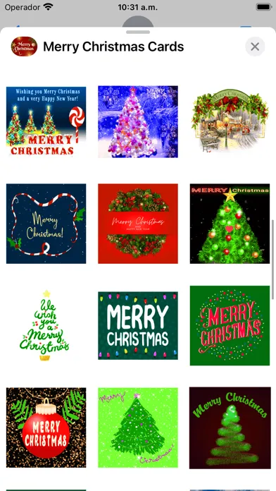 Captures d'écran de Merry Christmas Animated Cards