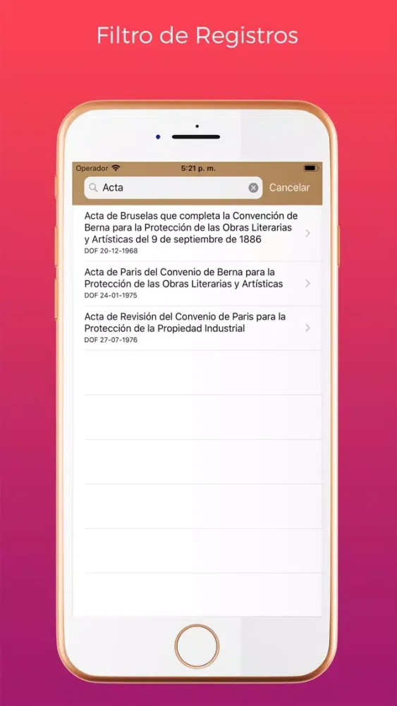 iLex Tratados Internacionales Screenshots