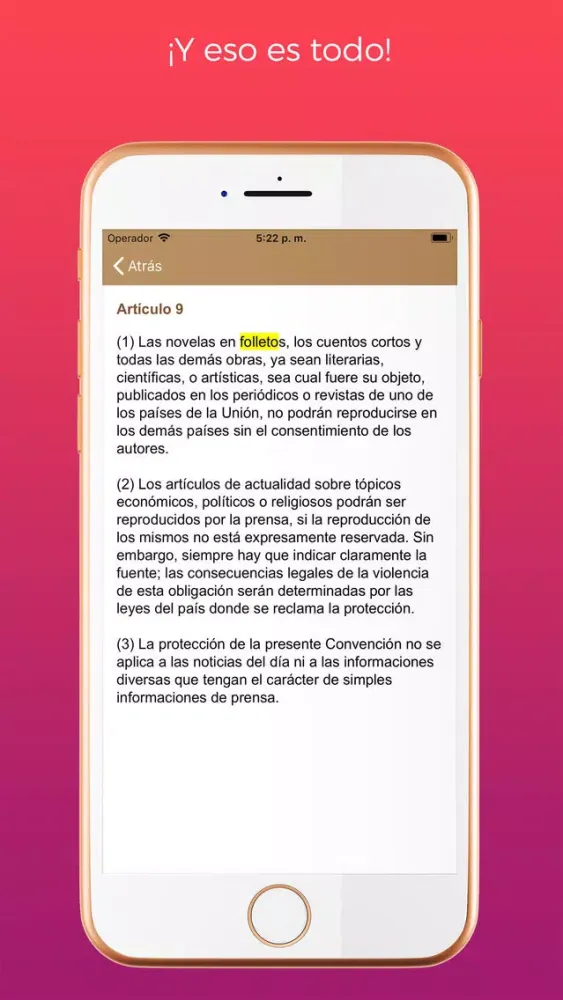 iLex Tratados Internacionales Screenshots