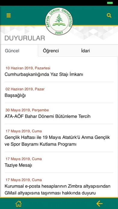 AÇÜ Mobil 스크린샷