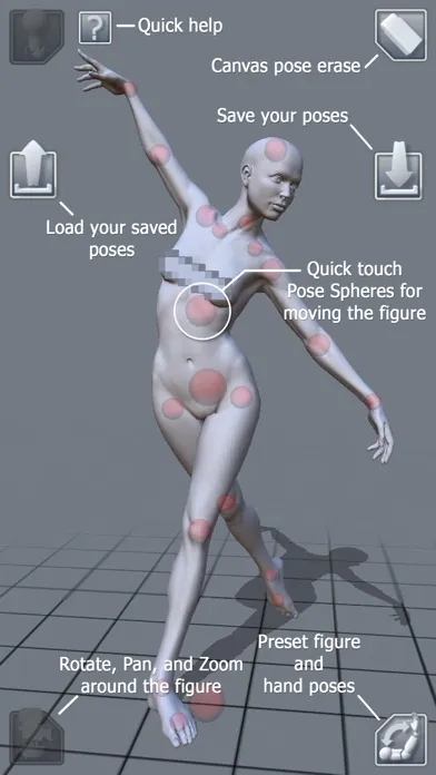 ArtPose Female Edition Screenshots