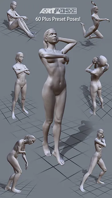 ArtPose Female Edition Screenshots