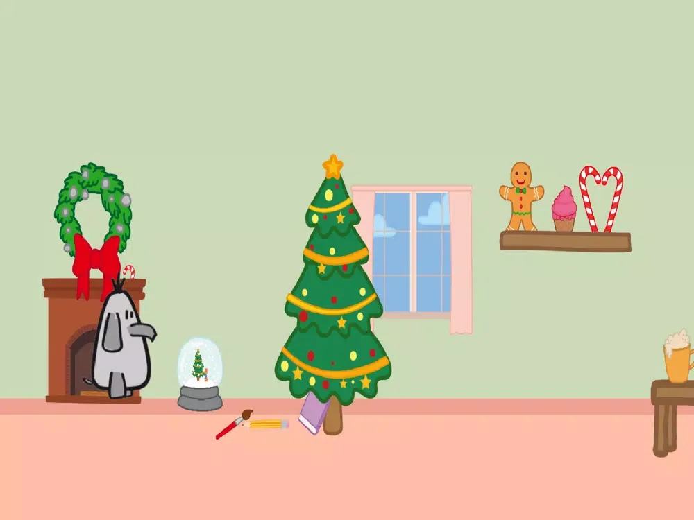 Capturas de tela do Allie the Ellie - Winter iPad 