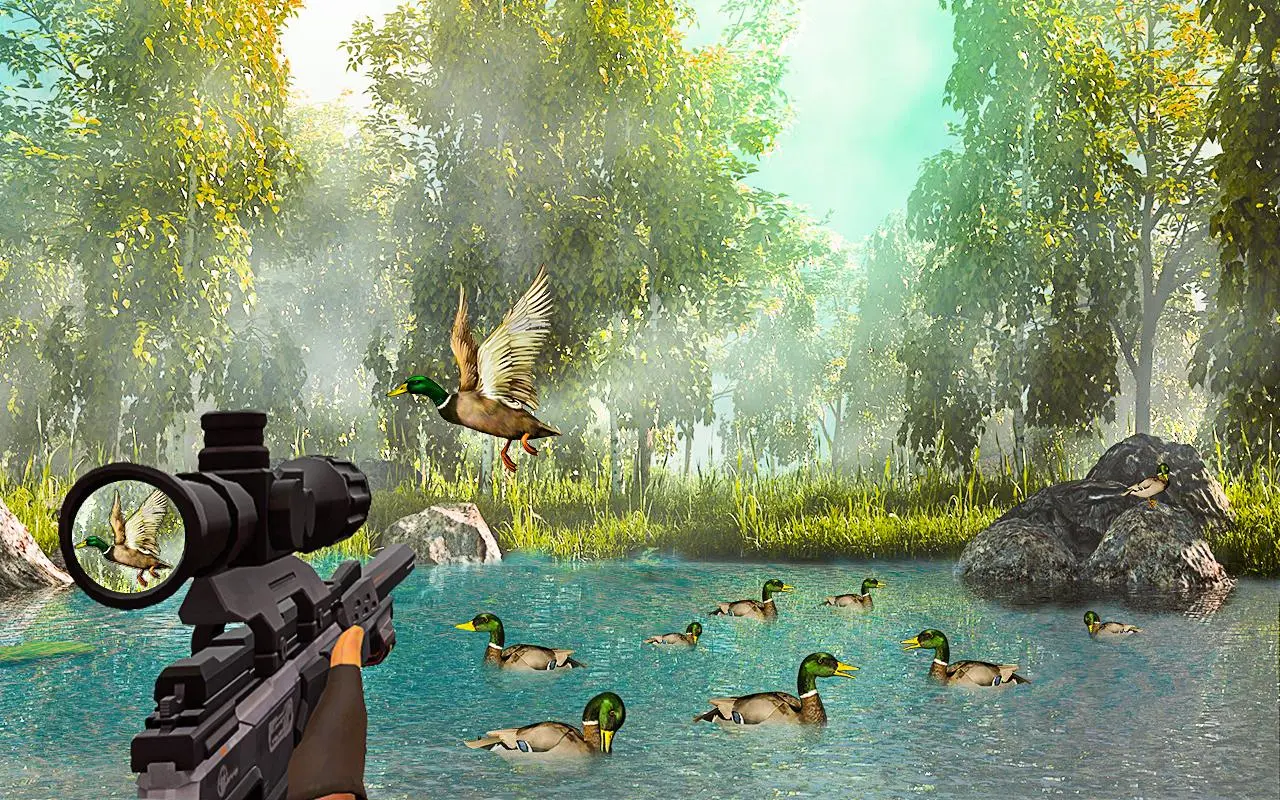 Capturas de tela do Wild Duck Hunting 2017