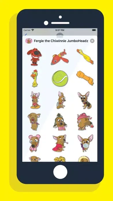 Capturas de tela do Fergie Chiwinnie JumboHeadz
