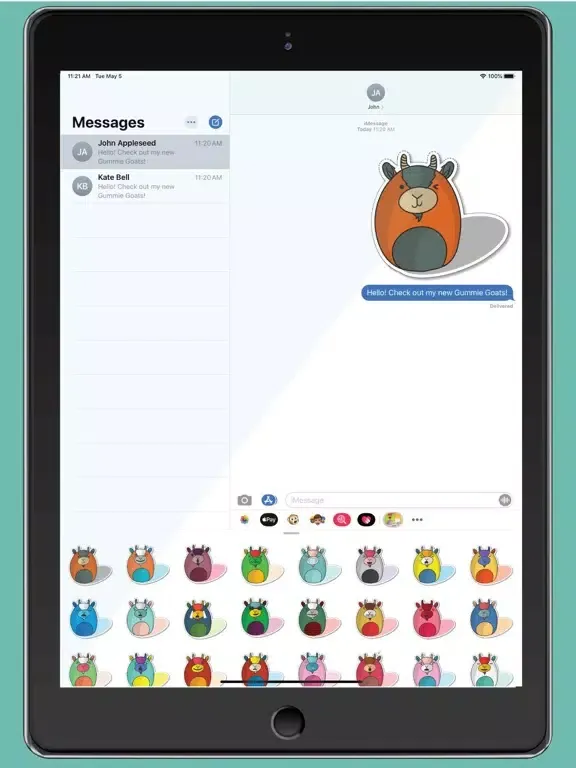 ภาพหน้าจอของ Gummie Goats iPad 