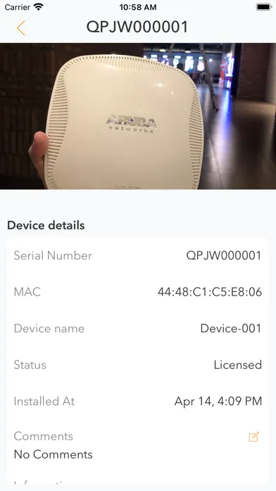 Screenshot di Aruba Installer