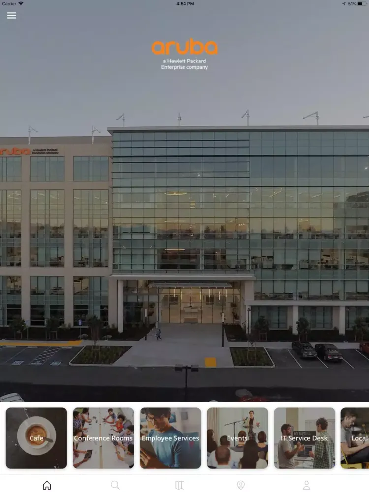 Aruba Campus iPad  Screenshots