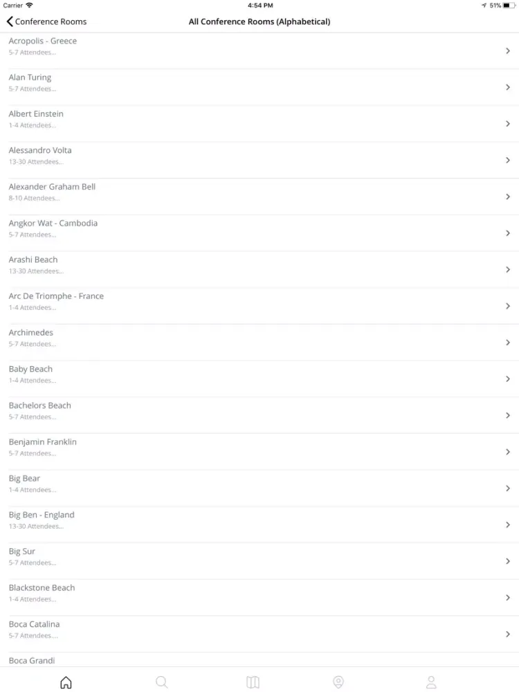 Aruba Campus iPad  Screenshots