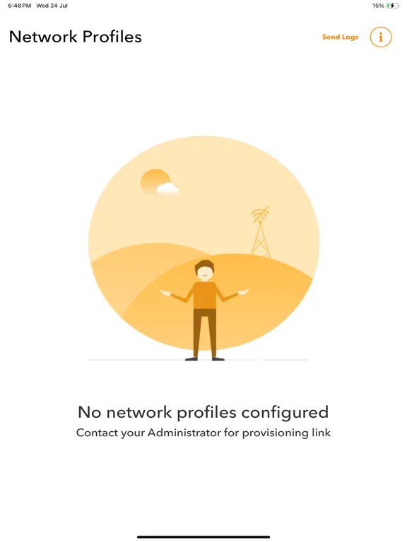 HPE Aruba Networking Onboard iPad 应用截图