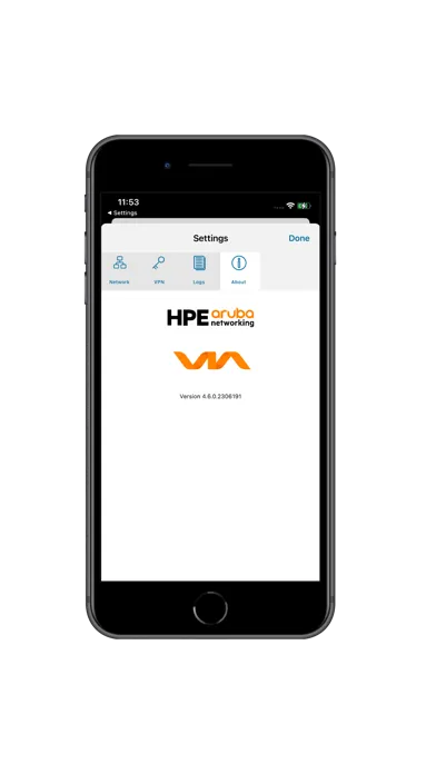Ảnh chụp màn hình của HPE Virtual Intranet Access