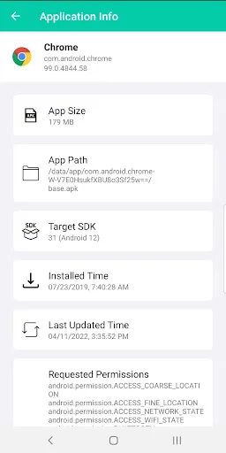 Captures d'écran de App Store Shortcut