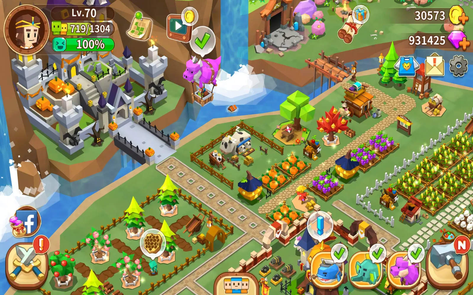 Capturas de pantalla de FantasyTown