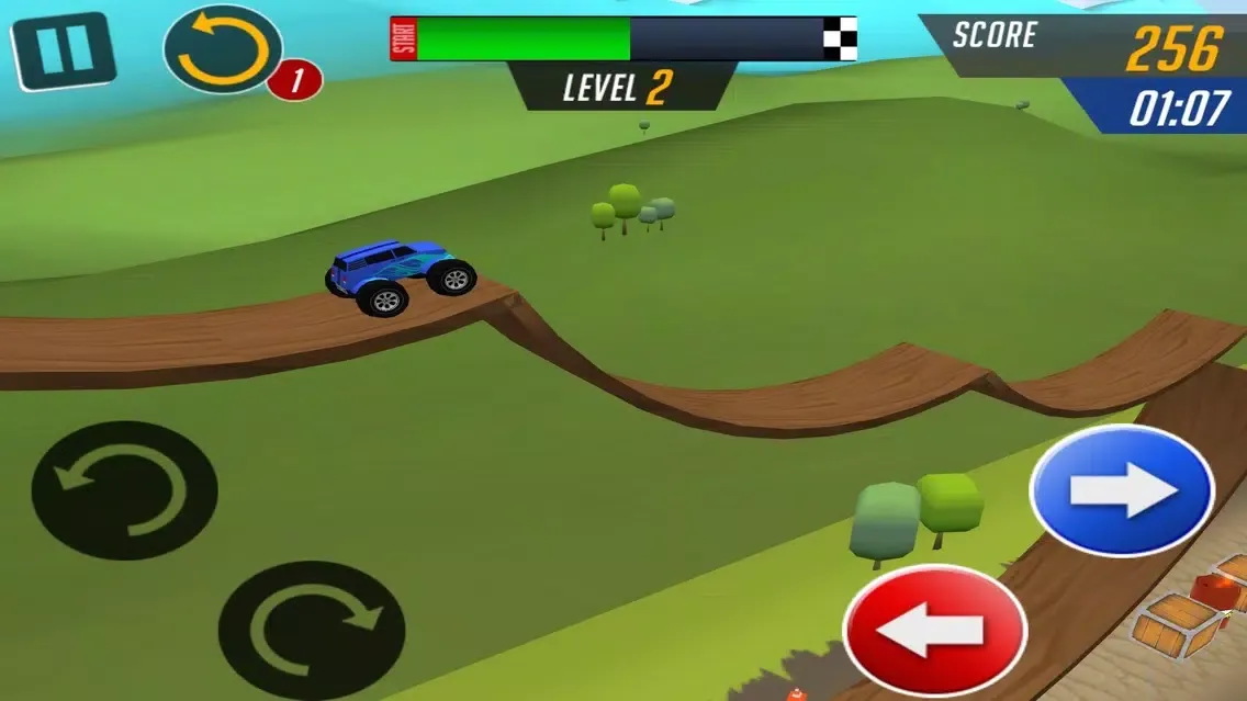 Captures d'écran de Monster Car Stunts Racing