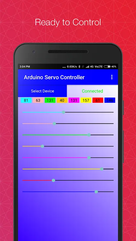 Arduino Servo Controller应用截图