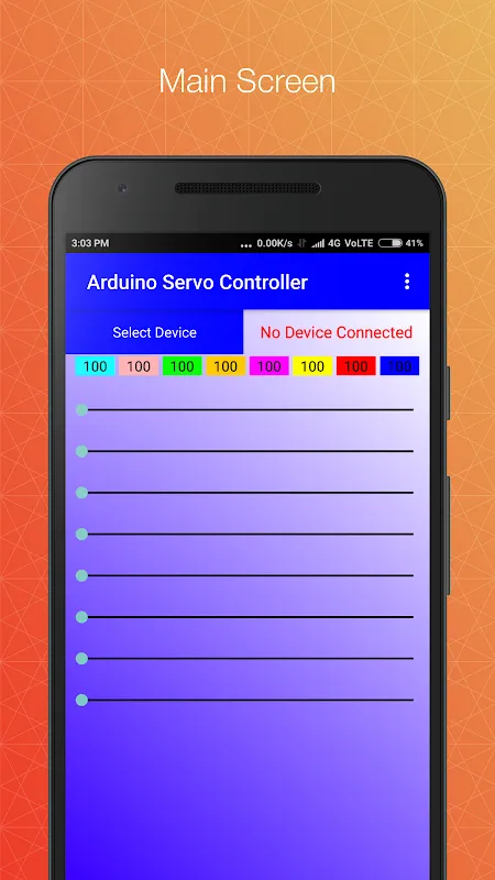 Arduino Servo Controller应用截图