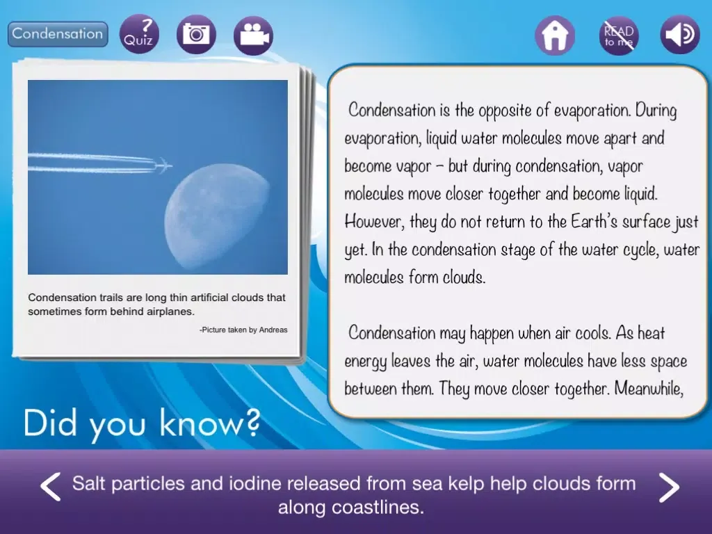 ภาพหน้าจอของ Water Cycle HD iPad 