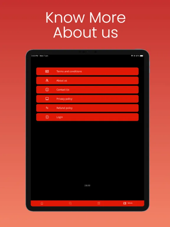 ARUNWOOD OTT iPad  سکرین شاٹس