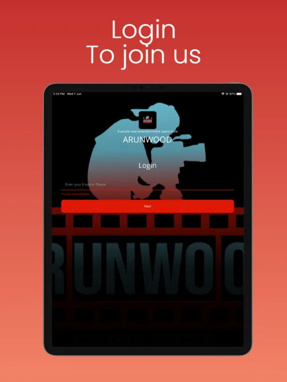 ARUNWOOD OTT iPad  سکرین شاٹس