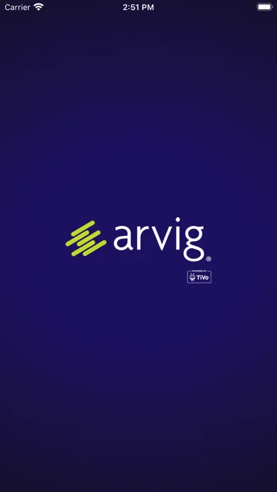 Tangkapan layar Arvig Wifi TV