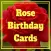 Rose Birthday Cards (Real Rose