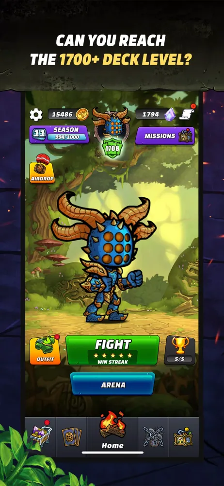 Tangkapan skrin Deck Dash