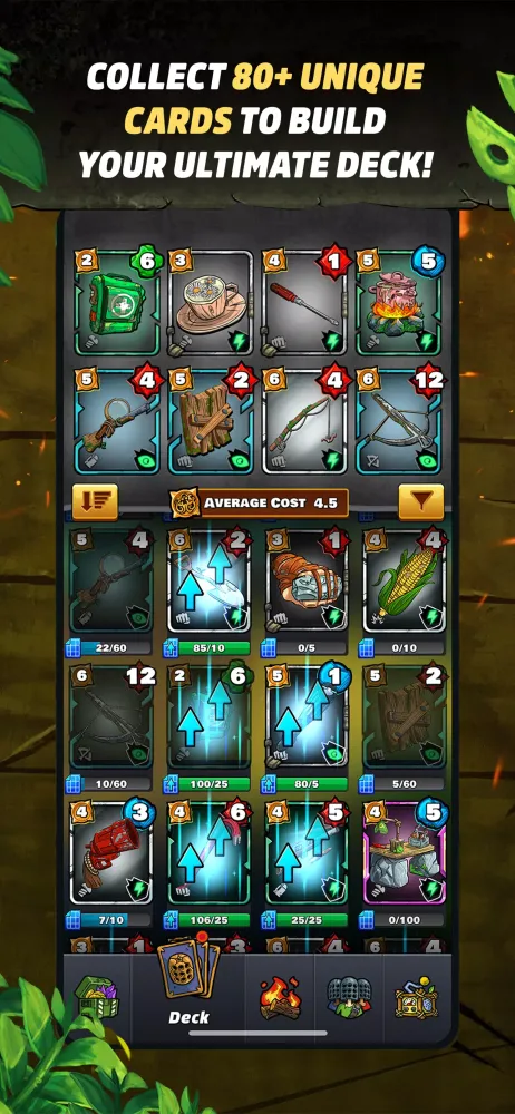 Tangkapan skrin Deck Dash