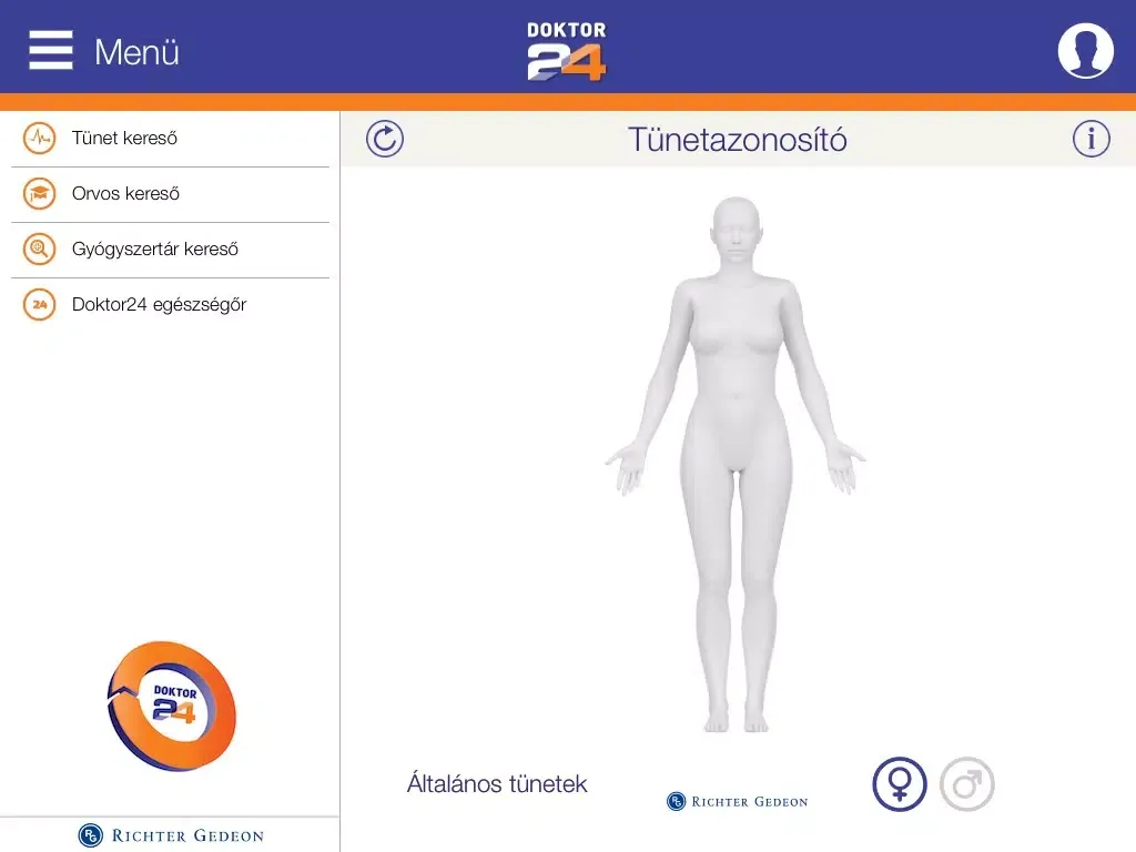Ảnh chụp màn hình của Doktor24 iPad 