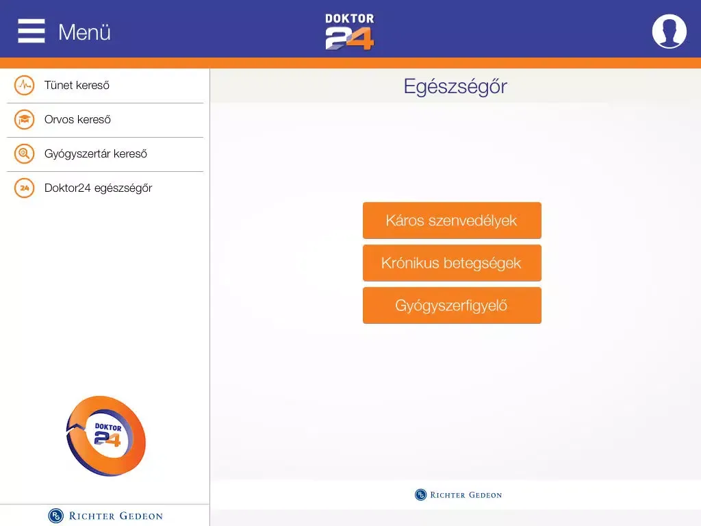 Ảnh chụp màn hình của Doktor24 iPad 