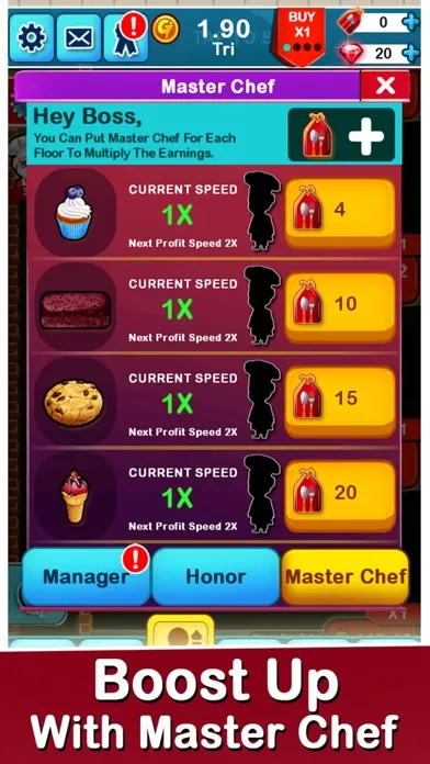 Idle Food Factory Clicker Game Screenshots