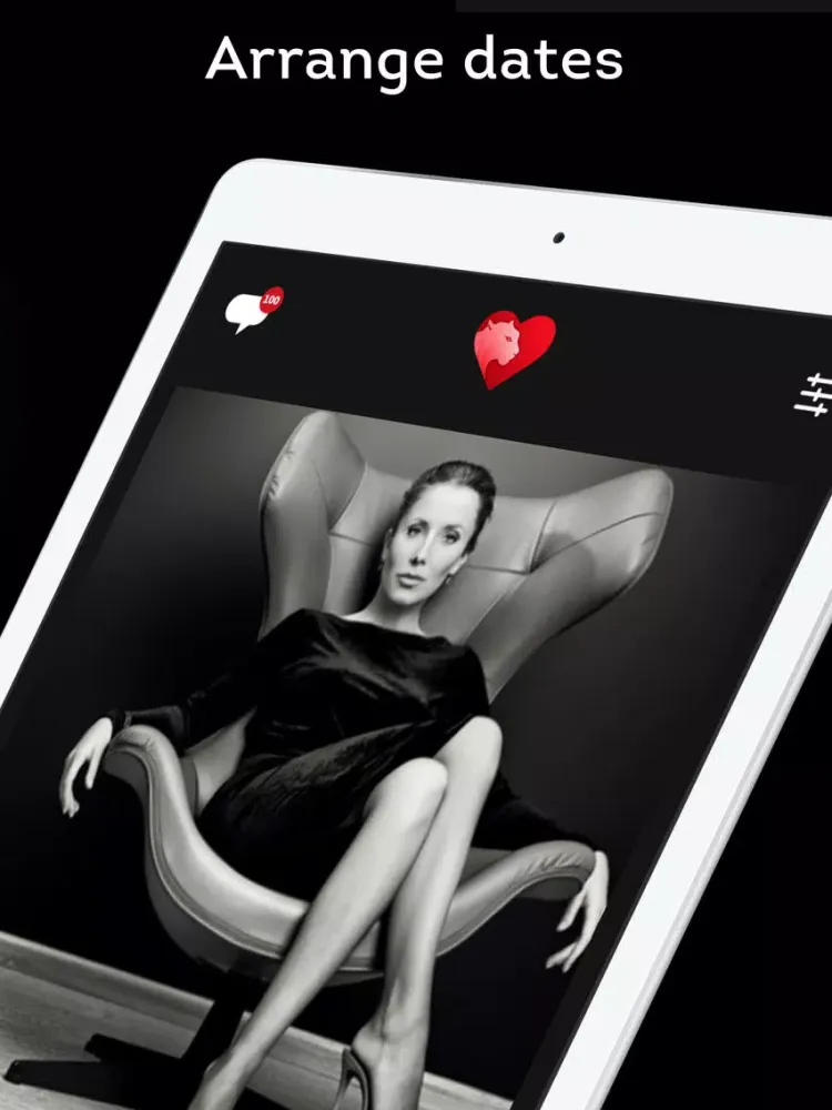 Tangkapan skrin Meet a Cougar - dating & chat iPad 
