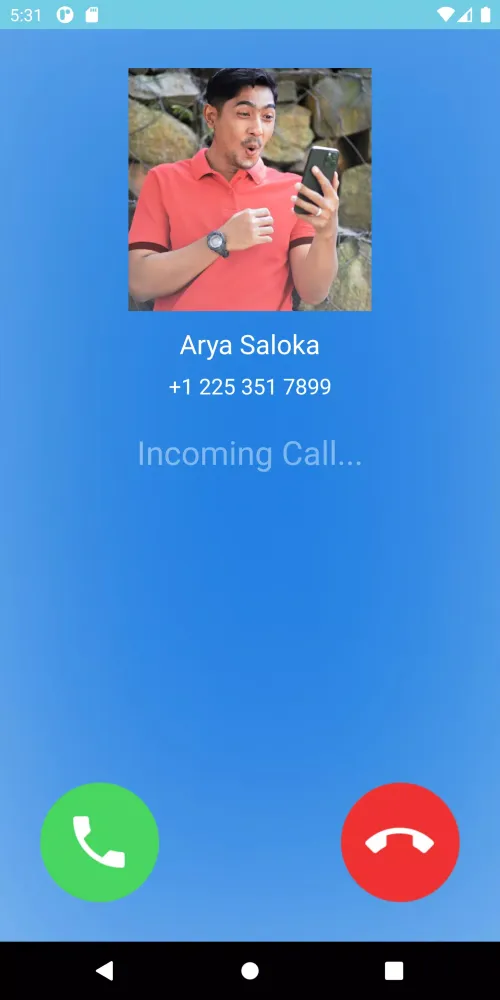 Скриншоты Arya Saloka Fake Video Call