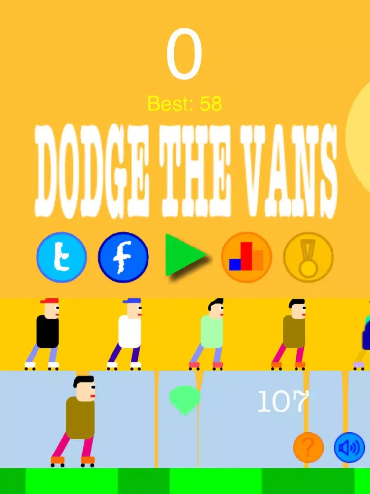 DODGE THE VANS iPad  Ekran Görüntüleri