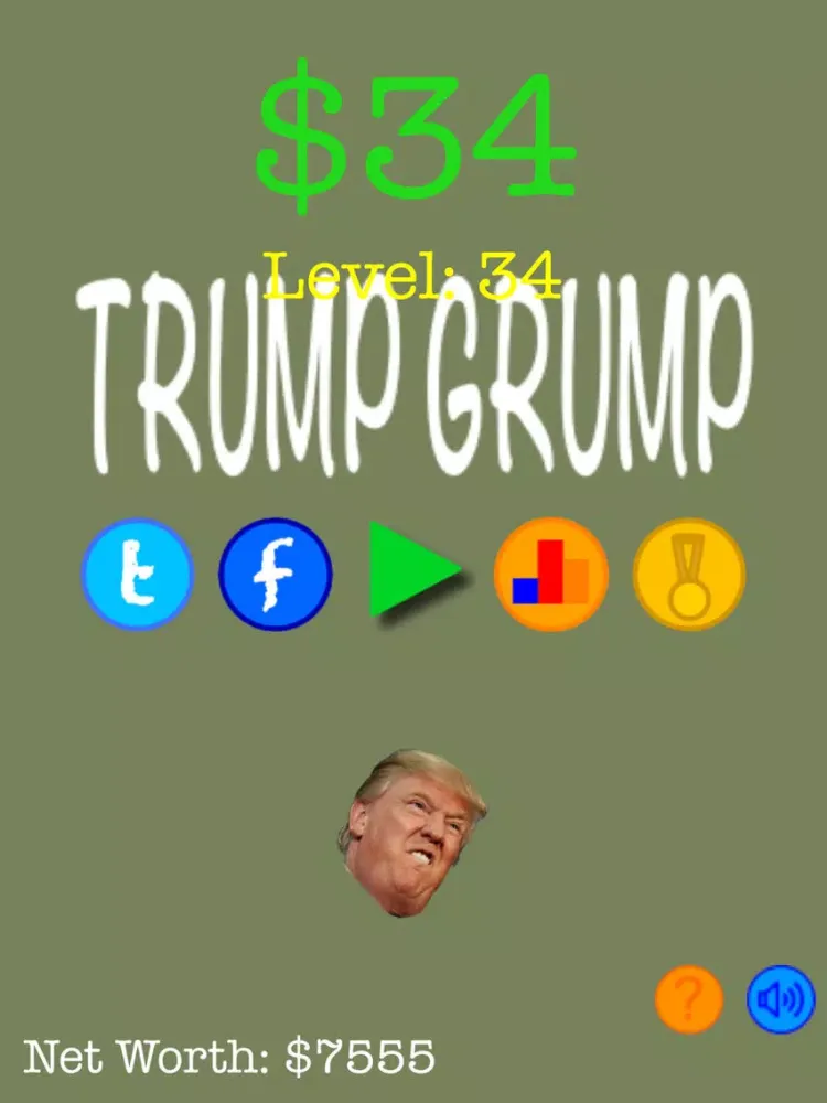 Zrzuty ekranu Trump Grump iPad 