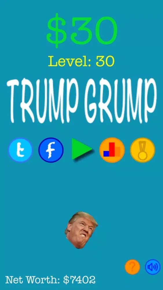 Zrzuty ekranu Trump Grump