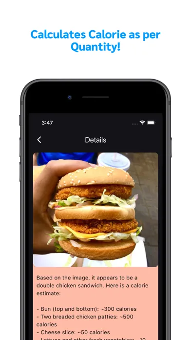 Captures d'écran de Calorie Counter AI Tracker