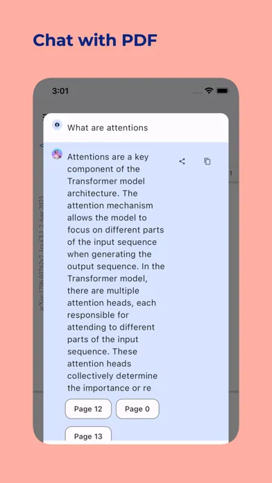 PDF AI : Chat with PDF Screenshots