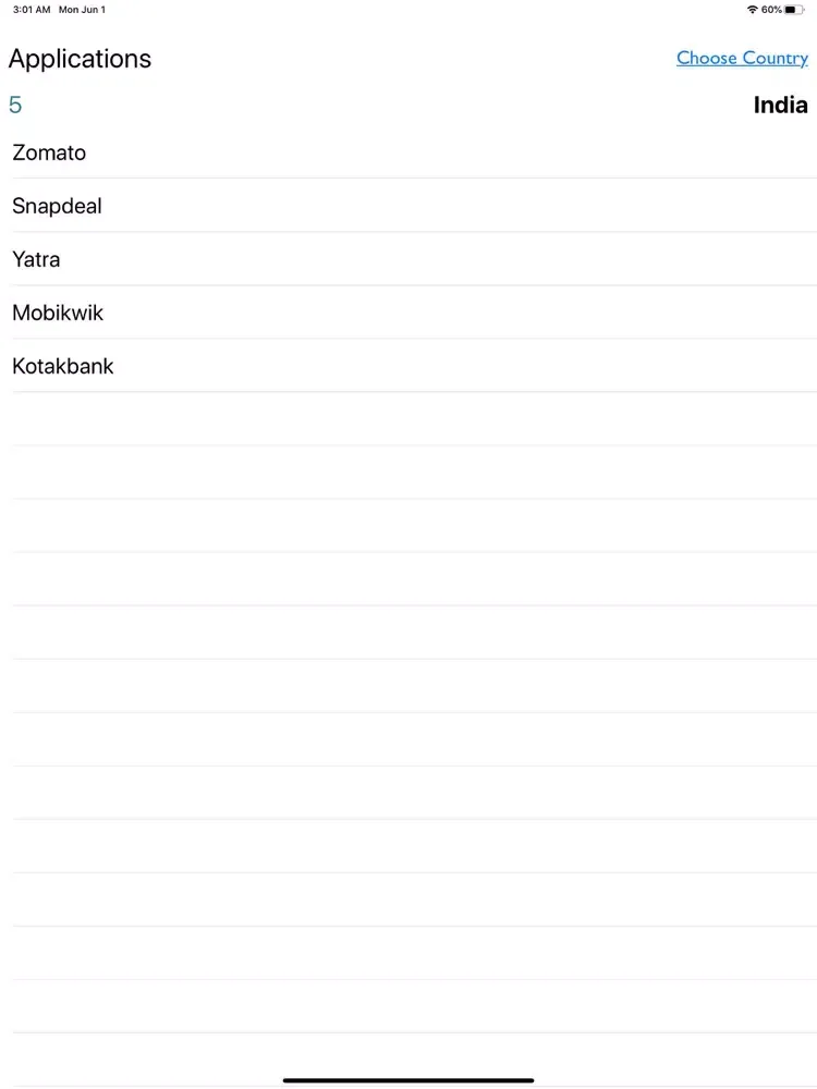 Apps Research iPad 应用截图