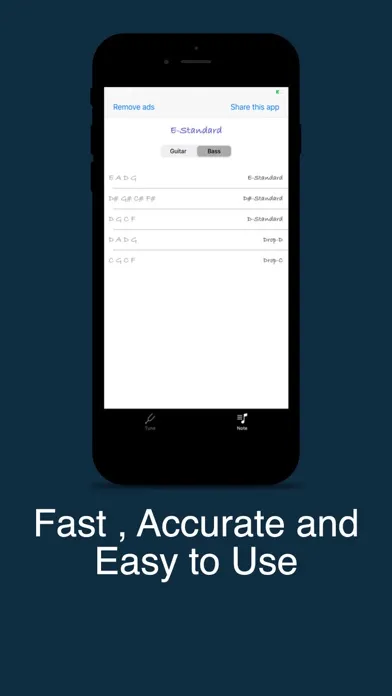 Tuner - Chromatic Guitar Tuner سکرین شاٹس