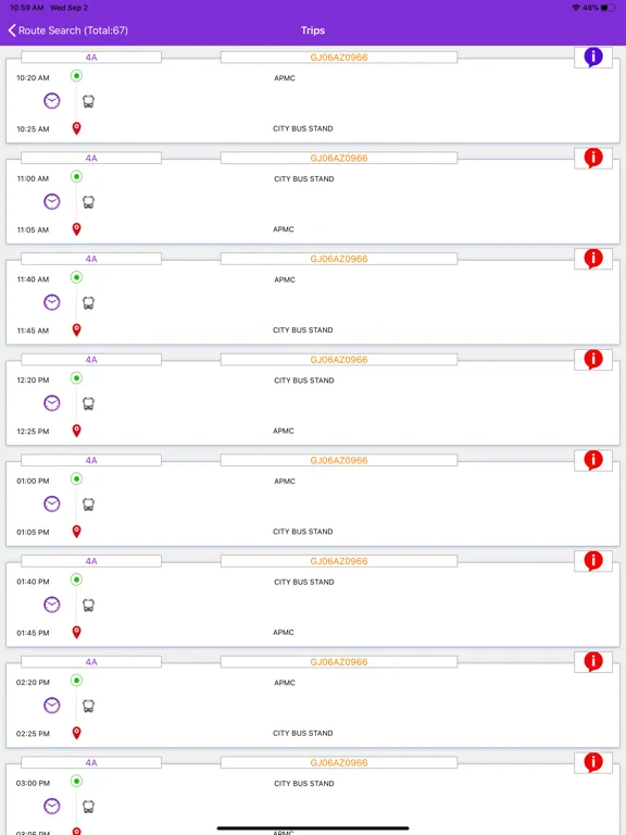 Vadodara Smart City Bus iPad  スクリーンショット