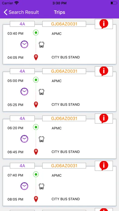 Vadodara Smart City Bus スクリーンショット