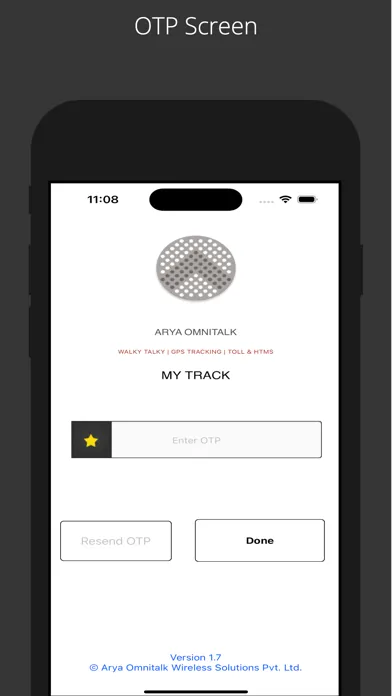 Captures d'écran de AOT myTrack