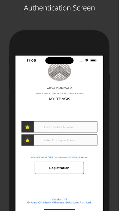 Captures d'écran de AOT myTrack