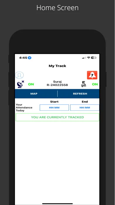 Captures d'écran de AOT myTrack