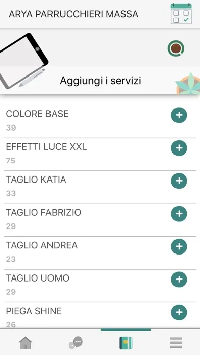 Zrzuty ekranu Arya Parrucchieri Massa