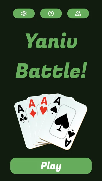 Capturas de tela do Yaniv Battle!